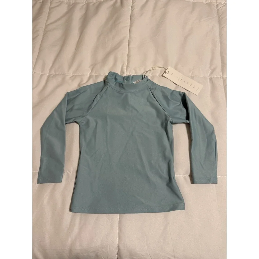 Minnow Toddler Unisex Swim Top Rash Guard 2T. NWT